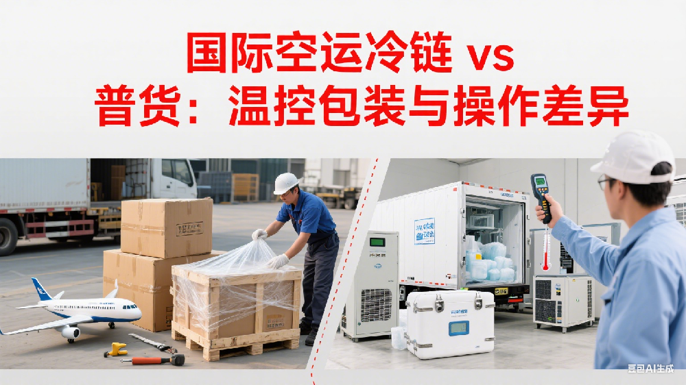 国际空运冷链 vs 普货：温控包装与操作差异